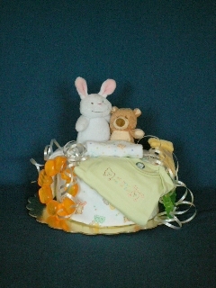 Bunny and Bear 
One-Layer Cake